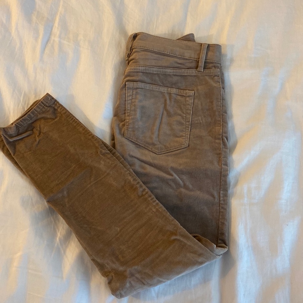 Loft Corduroy Pants, High-Waisted